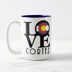 LOVE Cortez Colorado 15oz Two-Tone Coffee Mug