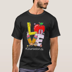 LOVE Counselor Life Life Funny Easter Day Bunny Eg T-Shirt