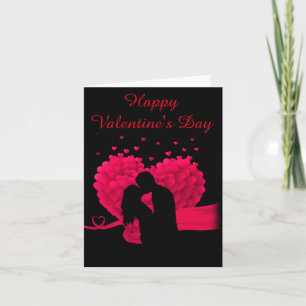 Love Couple Hearts Design Happy Valentine's Day Card