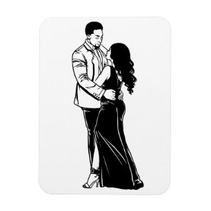 Love Couple Hug Husband Wife Boyfriend Girlfriend Magnet