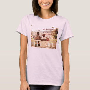 Love couple pale pink colour for Women T-shirt
