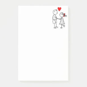 Love Couple Post-it® Notes - Customisable