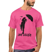 Love couple t-shirt.