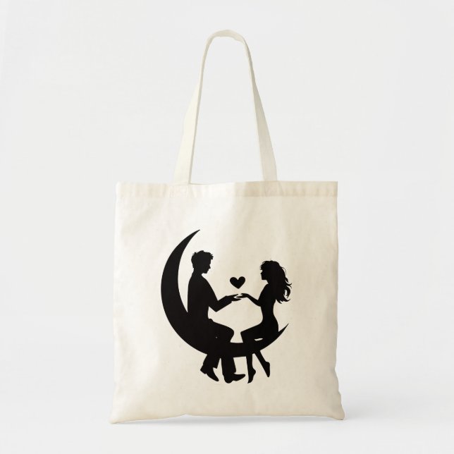 Love Couple Tote Bag (Front)