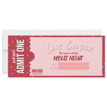 Love Coupon Valentine's Day Card