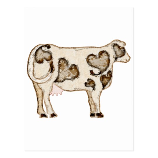 Love Cow Postcard