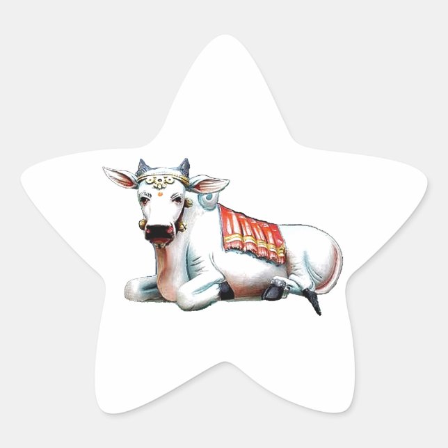 Love Cow Star Sticker (Front)