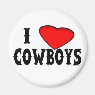 Love Cowboys Magnet