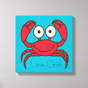 Love Crab Canvas Print