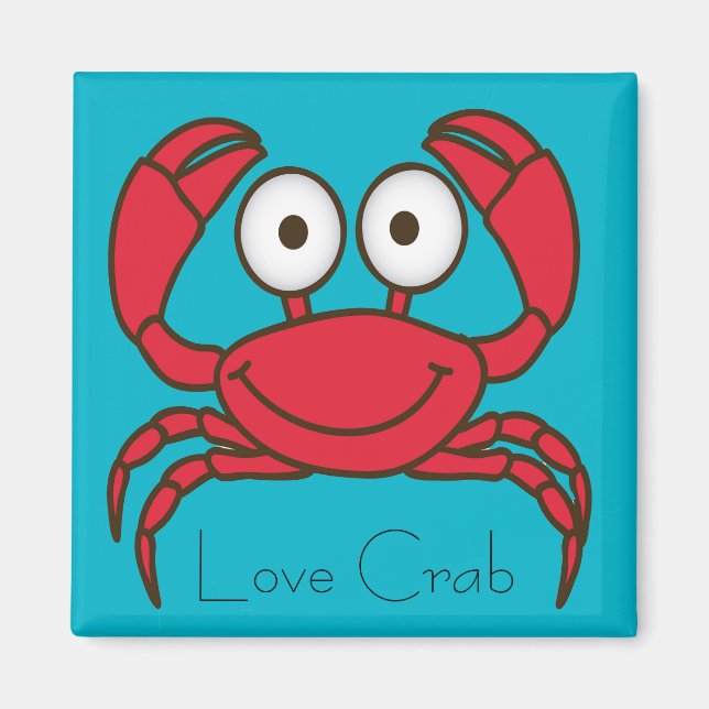 Love Crab Magnet (Front)