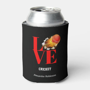 Love Cricket Personalised Sports Can Cooler