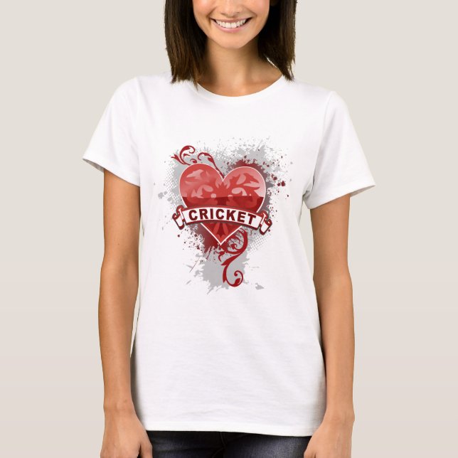 Love Cricket T-Shirt (Front)