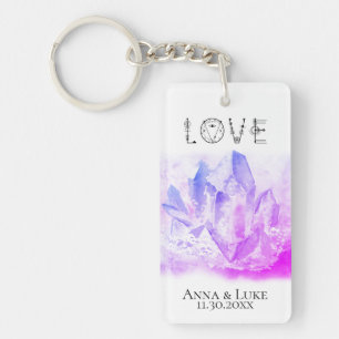 *~* "LOVE"  Crystals Events Weddings SWAG Key Ring