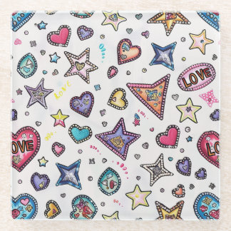 Love & Crystals | Photo Coaster