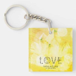 *~* "LOVE" Crystals SWAG Events Weddings Key Ring