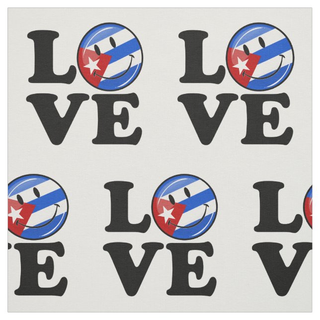 Love Cuban Style Fabric (Swatch)