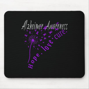 Love Cure Alzheimerheimer Disease Awareness 1 Mouse Mat