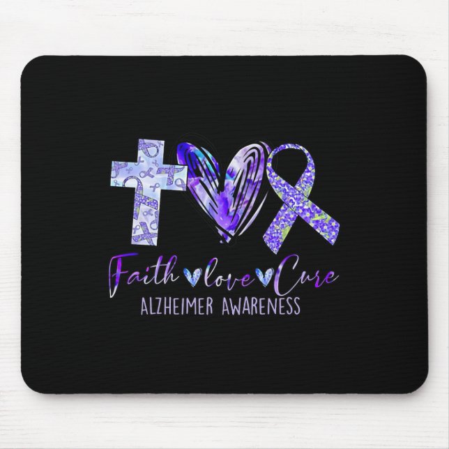 Love Cure Alzheimerheimer  Mouse Mat (Front)