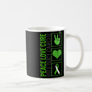 Love Cure Bile Duct Cancer Awareness Ribbon Warrio Coffee Mug