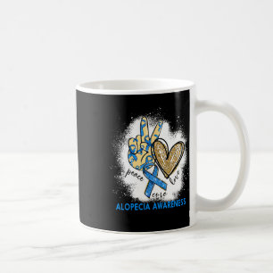 Love Cure Bleached Alopecia Awareness Coffee Mug