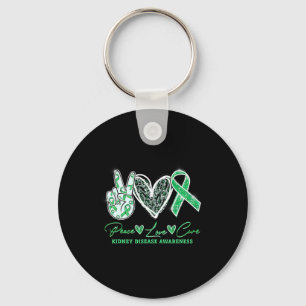 Love Cure Kidney Disease Awareness Gifts  Key Ring