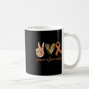 Love Cure Multiple Sclerosis Awareness Supporter  Coffee Mug
