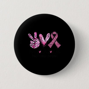 Love Cure Pink Ribbon Cancer Breast Awareness 1 6 Cm Round Badge