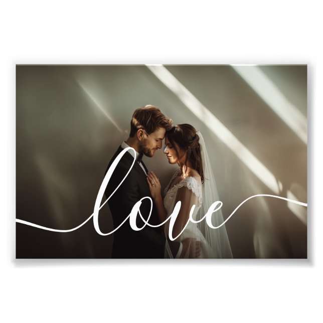 'Love' Custom couple photo (Front)
