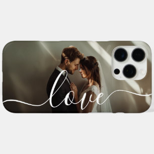 'Love' Custom couple photo iPhone 16 Pro Max Case