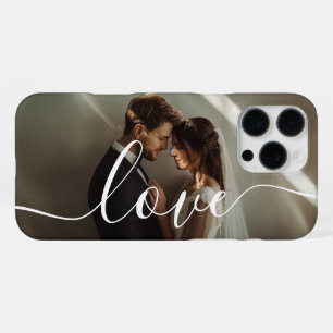 'Love' Custom couple photo iPhone 16 Pro Max Case