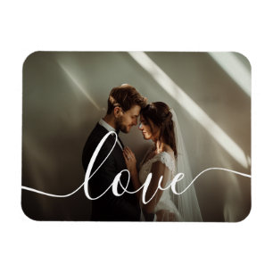 'Love' Custom couple photo Magnet