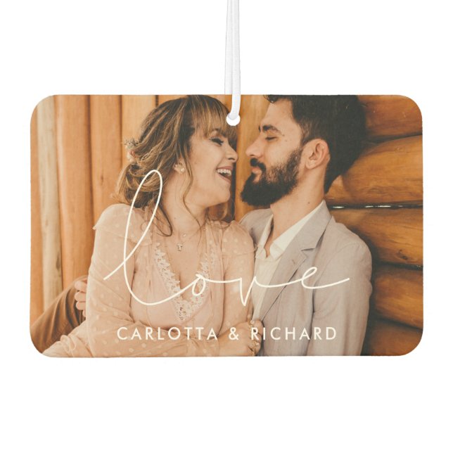 Love Custom couple picture Air Freshener (Front)