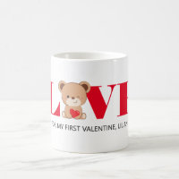 "LOVE" Cute Bear Valentine's Day Mugs
