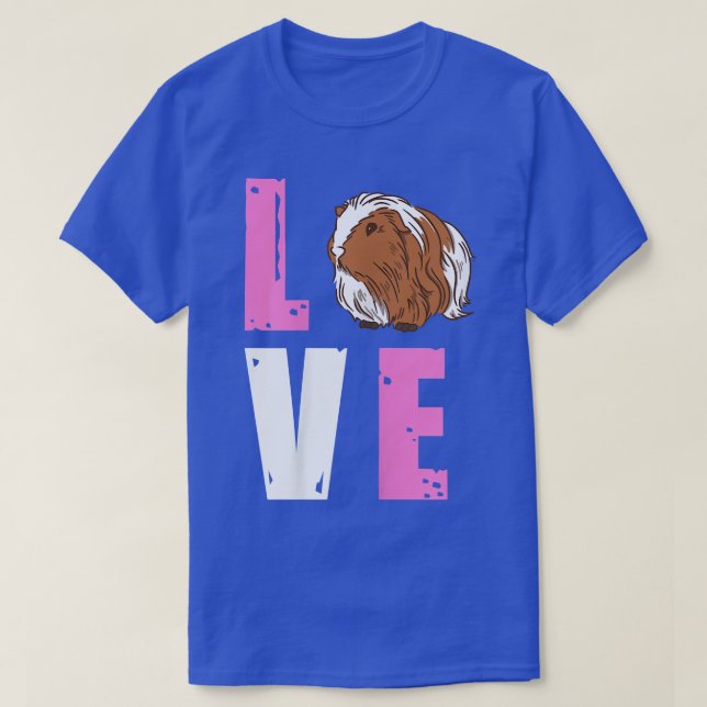 Love Cute Guinea Pig Lover Girls Furry Potato  T-Shirt (Design Front)