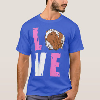 Love Cute Guinea Pig Lover Girls Furry Potato  T-Shirt