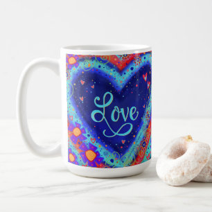 Love Cute Hearts Valentines Pretty Coffee Mug