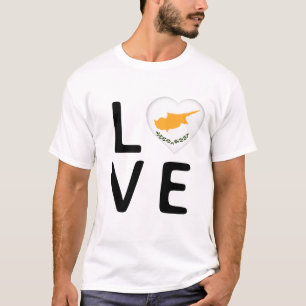 Love - Cyprus Flag T-Shirt