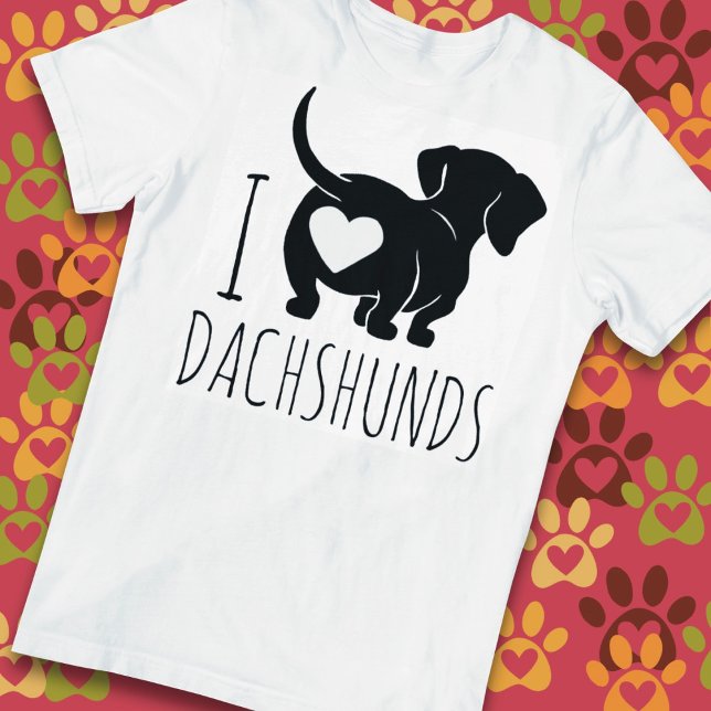 Love Dachshunds T-Shirt (Creator Uploaded)