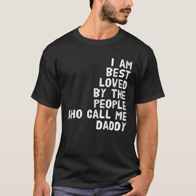 Love Dad Best Daddy Father T-Shirt (Front)