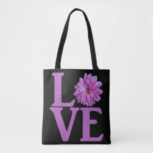 Love Dahlia Lavender Classic Tote Bag