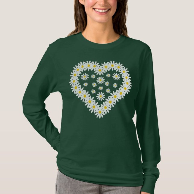 Love Daisy Flowers T-Shirt (Front)