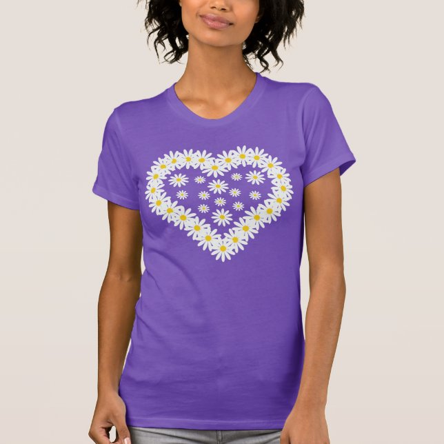 Love Daisy Flowers T-Shirt (Front)