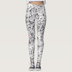 Love Dalmatian Black Spotted Leggings