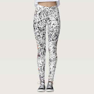 Love Dalmatian Black Spotted Leggings