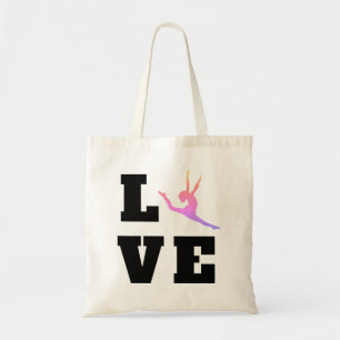 Love Dance Colourful Dancer Tote Bag