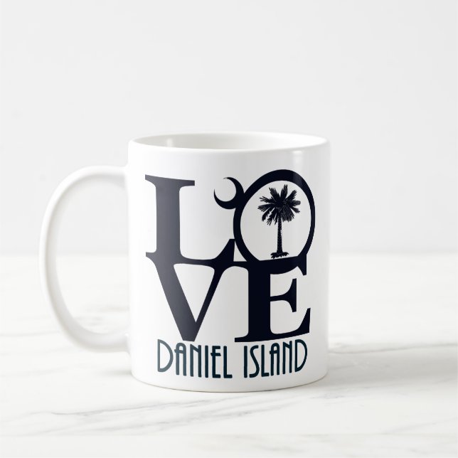 LOVE Daniel Island 11oz Coffee Mug (Left)