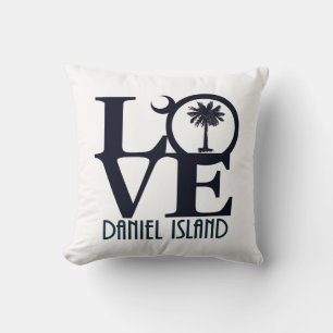 LOVE Daniel Island South Carolina Cushion