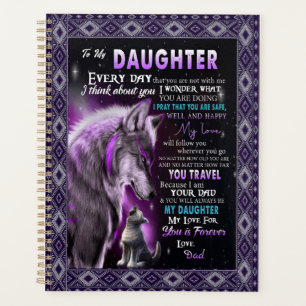 Love Daughter Letter To My Daughter Love For You Planner