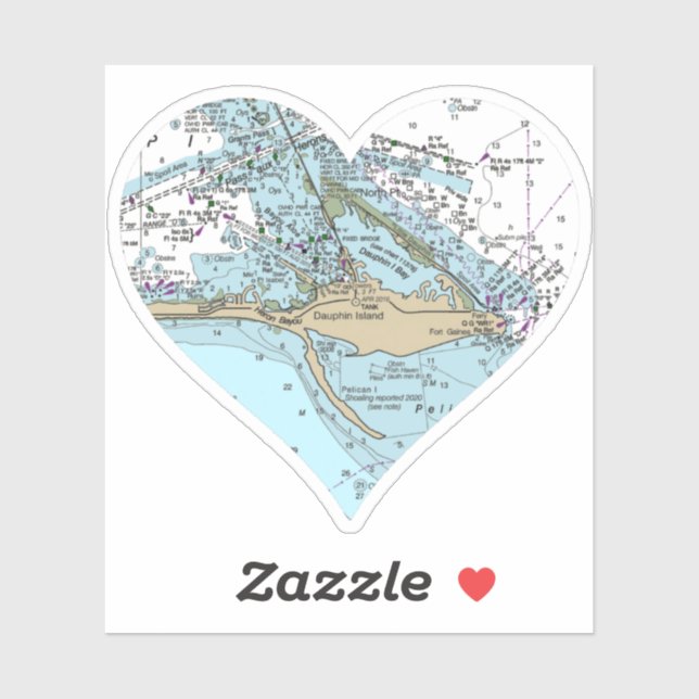 Love Dauphin Island Al (Sheet)