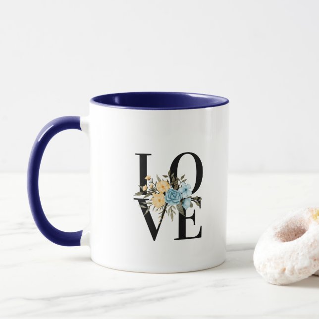Love day coffee mugs (With Donut)